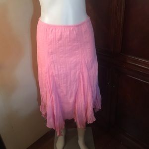 🆕 YS USA Pink Asymmetrical Maxi Skirt -M